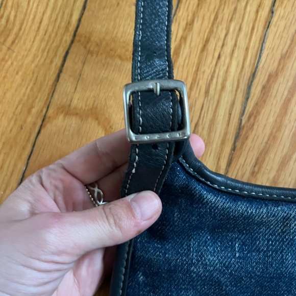 Vintage Coach 8114 USA Crossbody Bag | Hippie Canvas Denim & Leather, Rare - Picture 5 of 6